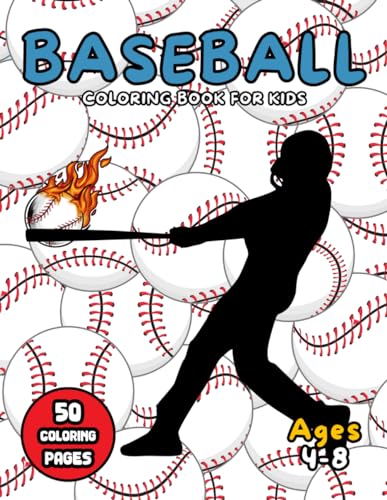 Publishing - Baseball Coloring Book for Kids Ages 4-8 - New paperback