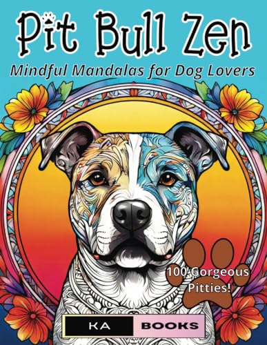 Schlicht - Pit Bull Zen: Mindful Mandalas for Dog Lovers: Gorgeous Gif