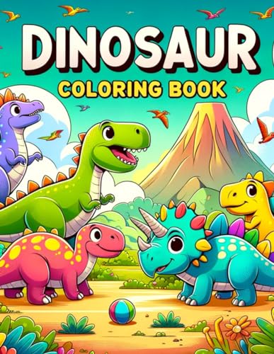 Lambert Art - Dinosaur Coloring Book: Designs and Playful Illustration