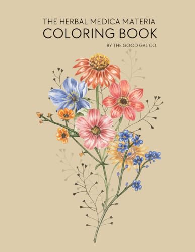 Co - Herbal Materia Medica loring Book - New paperback or softback