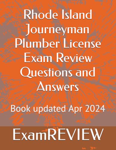 Yu - Rhode Island Journeyman Plumber License Exam Review Questions and