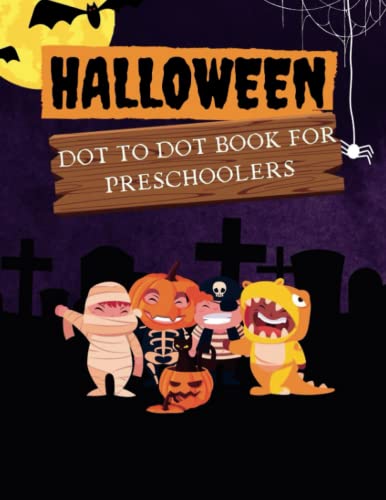 Book - HALLOWEEN DOT TO DOT  FOR PRESCHOOLERS - New paperback or softb