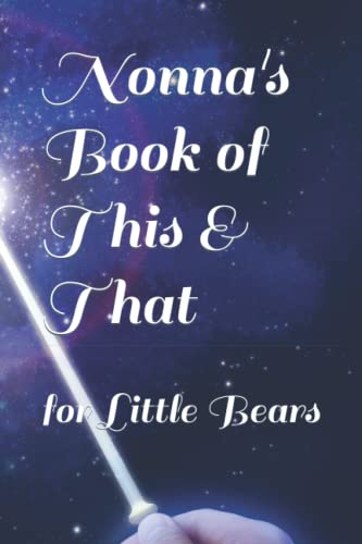 Houts - Nonna's Book of This & That : for Little Bears - New paperback