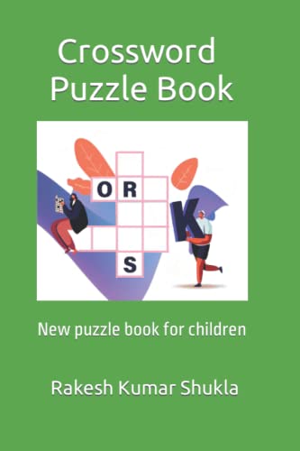 Shukla - Crossword Puzzle Book  New puzzle book for children - New pap