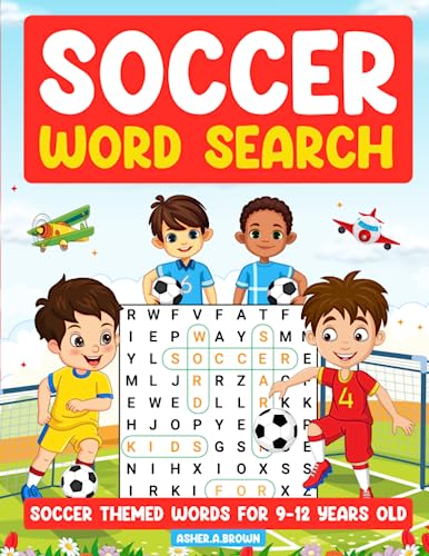 Brown - Soccer Search words   Soccer theme words for 9-12 years old -