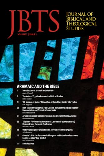 Diffey - Journal of Biblical and Theological Studies, Issue 7.1 - New