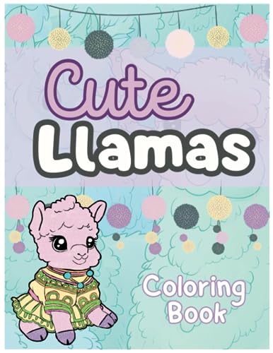 Imbacu?n - Cute Llamas Coloring Book  45 Designs Of Funny & Lovely Lla
