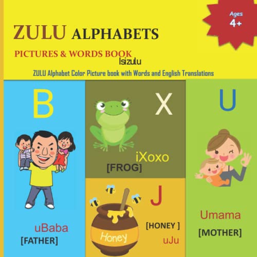 Margaret - ZULU ALPHABETS PICTURES & WORDS BOOK - New paperback or sof