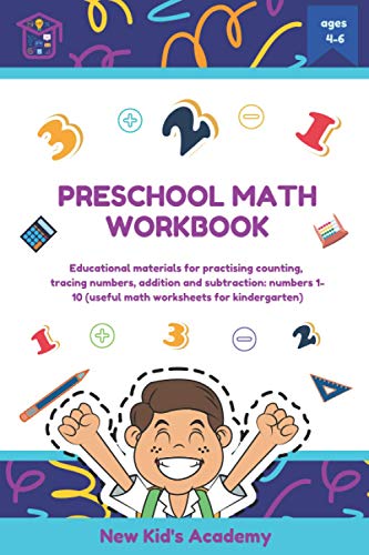 Academy - Preschool math workbook  Educational materials for practicin