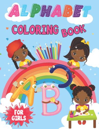 Hill - Alphabet Coloring Book For Girls  Alphabet coloring book for ki