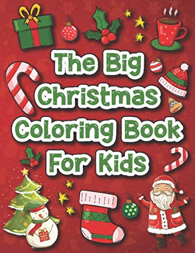 SZASZIE - Big Christmas Coloring Book for Kids  60 Amazing Christmas P