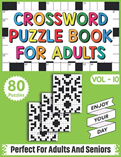 Publishing - Crossword Puzzle Book For Adults  Quick Daily 80 Fun and