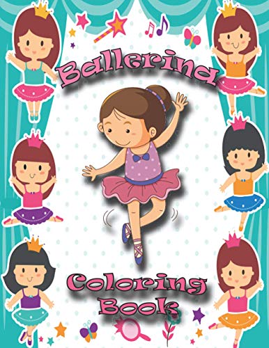 art - Ballerina Coloring Book  Ballet Coloring Book & Sketch Paper Com