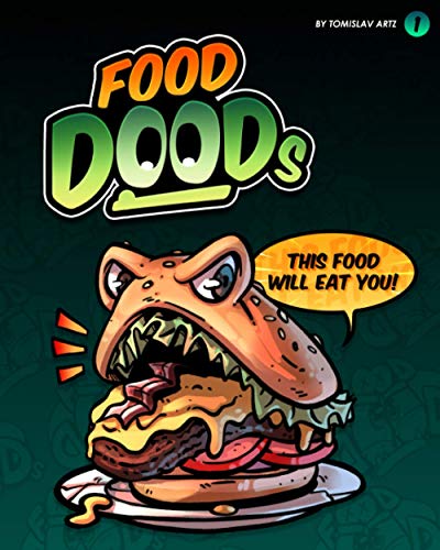 Juric - Food Doods  The Food Monsters Coloring Book - New paperback or