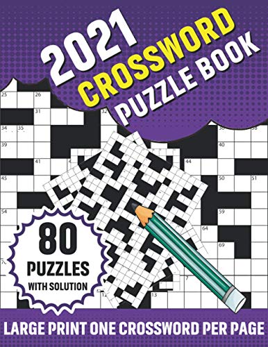 Publication - 2021 Crossword Puzzle Book  Large Print 2021 Crossword B