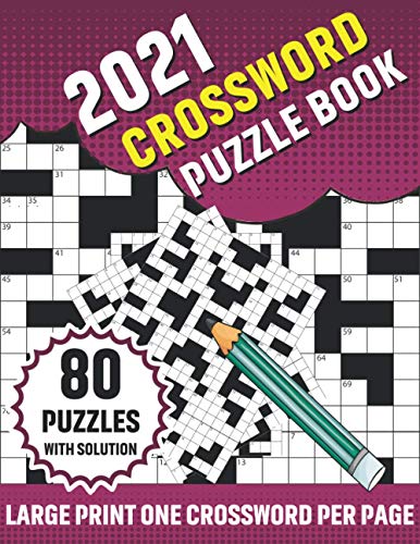 Publication - 2021 Crossword Puzzle Book  Adults 2021 Crossword Brain