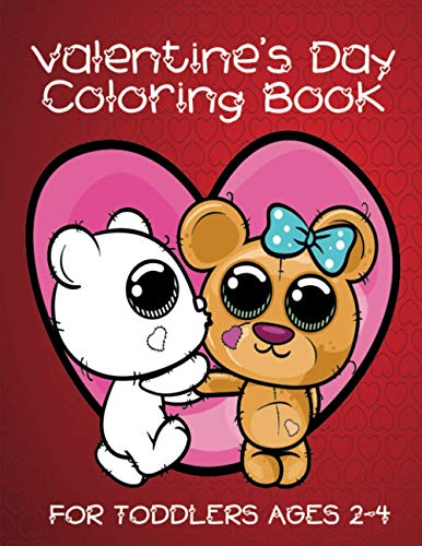 Wheeler - Valentine's Day Coloring Book for Toddlers Ages 2-4  Kinderg