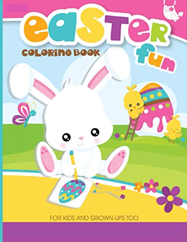 Angel - Easter Fun Coloring Book For Kids and Grown-Ups Too  28 Cute a