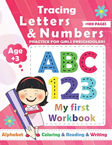success - Tracing Numbers & letters practice for Girls Preschoolers  P