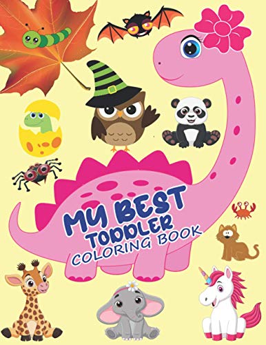 Press - My Best Toddler Coloring Book  Fun Educational animals colorin
