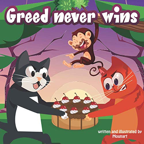 art - Greed never wins  a short illustrated story for kids - New paper