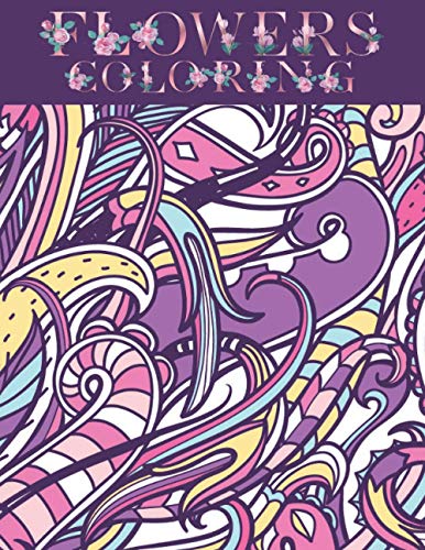 Caco - Flower coloring  50 floral designs to color - New paperback or