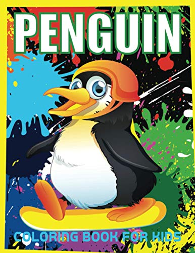 books - PENGUIN Coloring Book For Kids  50 Amazing Coloring Images Of