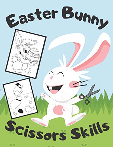 Publishing - Easter Bunny Scissors Skills  Coloring and Cutting for Ki