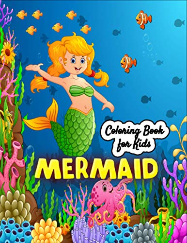 Xefrim - Mermaid coloring book for Kids  50 Stress relieving Mermaid I