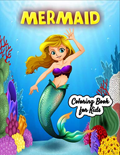 Merocon - Mermaid coloring book for Kids  Cute and Unique Colouring Pa