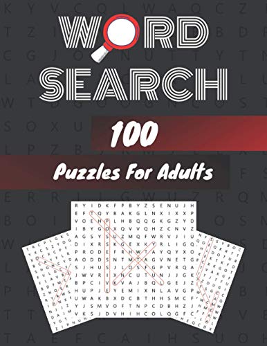 CO - Word Search 100 Puzzles For Adults Large Print Edition  Word Sear