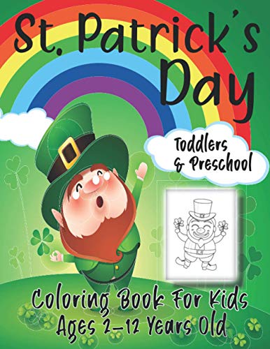 Press - St. Patrick's Day   Coloring Book For Kids. - New paperback or