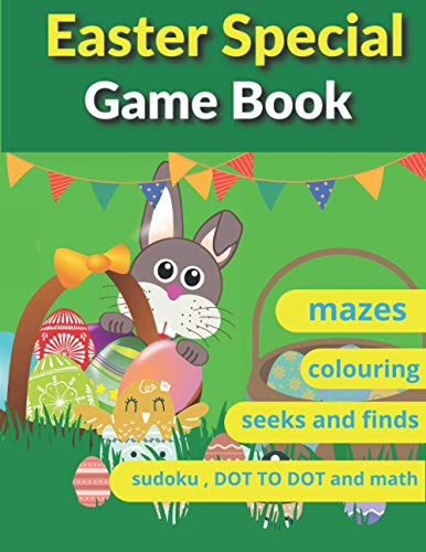 PLANE - Easter Special Game Book  Easter book with coloring, mazes, su