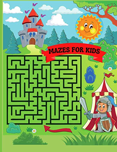Row - Mazes for Kids  Maze Activity Book , 96 Fun First Mazes for Kids