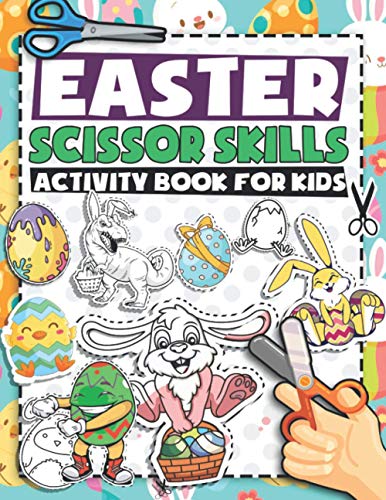 FlyerProdCo - Easter Scissor Skills Activity Book For Kids  Fun Cut an