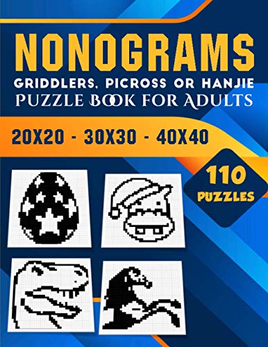 Kasmi - Nonogram Puzzle Books for Adults  Hanjie Picross Griddlers Puz