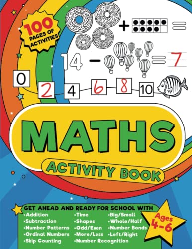 cover press - Maths Activity Book  100 pages of maths activities - Get