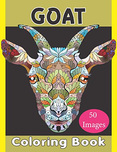 Books - Goat Coloring Book  Goat Gifts for Toddlers, Kids ages 4-8, Gi