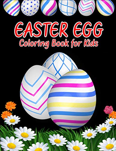 Fluroxan - Easter egg coloring book for kids  40 Fun and Simple Egg De