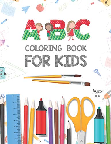 Publication - ABC Coloring Book for Kids Ages 4-8  Activity Book Teach