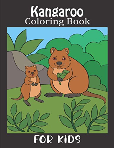 Books - Kangaroo Coloring Book For Kids  Fun Children's Coloring Book
