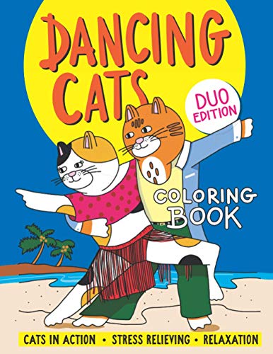Memo - Dancing Cats Coloring Book Duo edition   A Fun Colouring Gift B