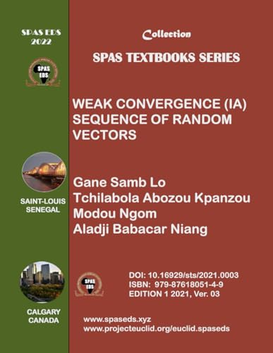 Kpanzou - Weak Convergence (IA): Sequences of random vectors - New pap