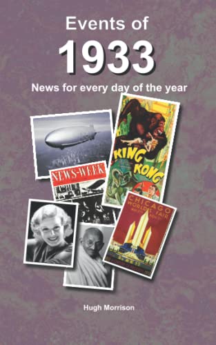 Morrison - Events of 1933  news for every day of the year - New paperb