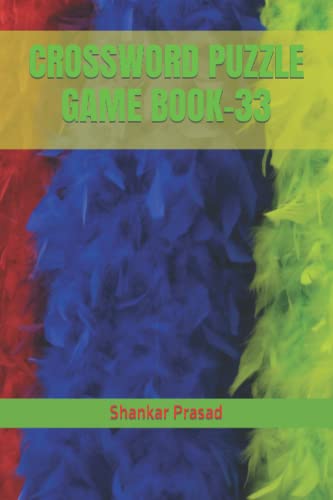 Prasad - CROSSWORD PUZZLE GAME BOOK-33 - New paperback or softback
