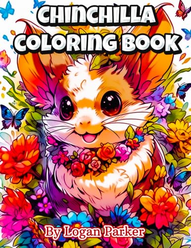 Parker - Kawaii Anime Chinchilla Coloring Book  Anime Style Adorable C