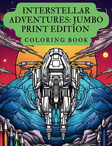 Magelanas - Interstellar Adventures  Jumbo Print Edition Coloring Book
