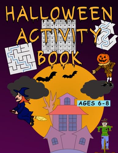 Chambers - Halloween Activity Book  Activity Book for Kids ages 6-8 -