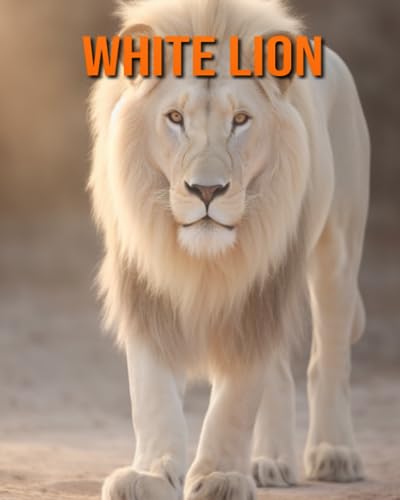 Hession - White Lion  Amazing Photos and Fun Facts Book for kids - New