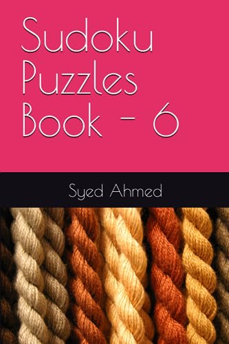 Ahmed - Sudoku Puzzles Book - 6 - New paperback or softback